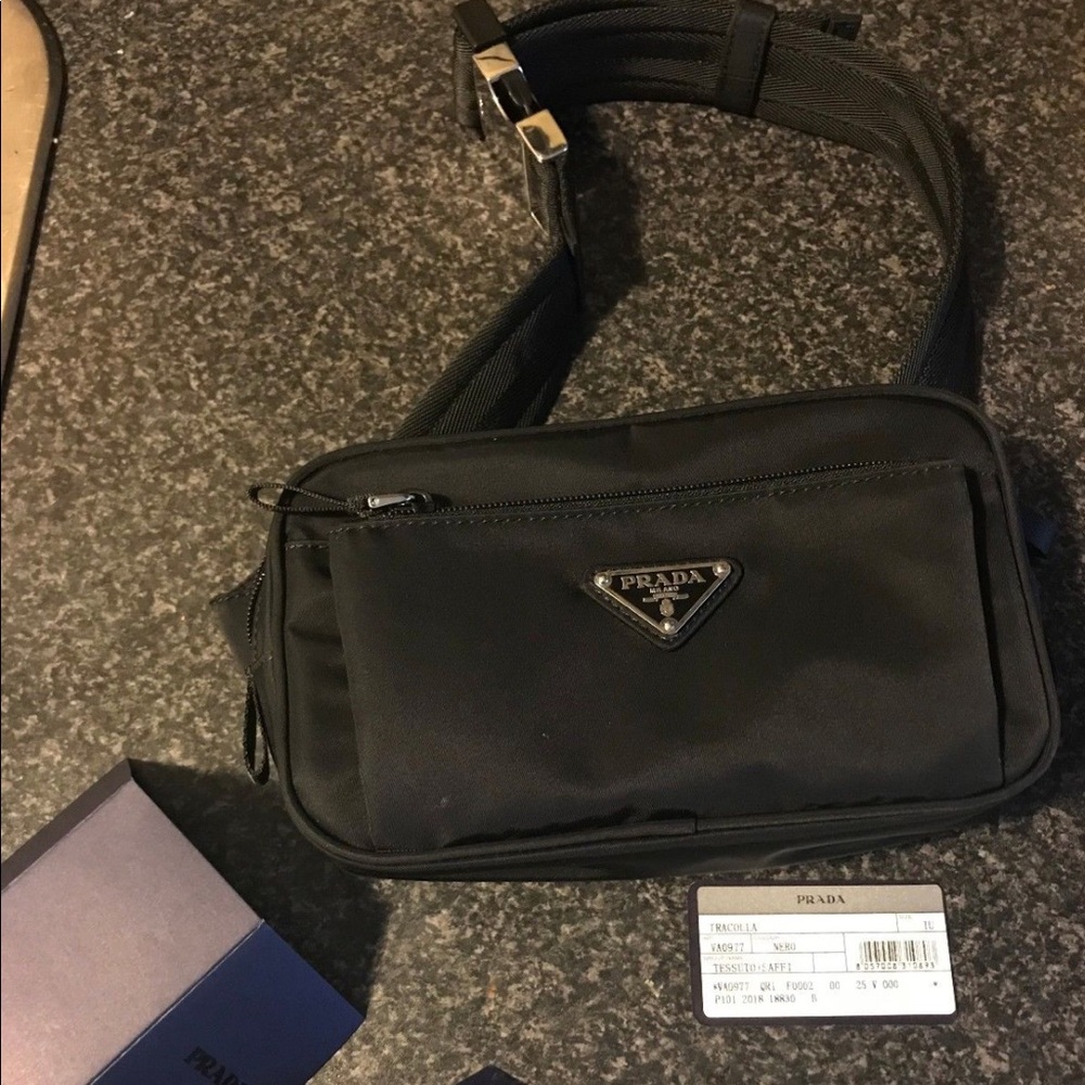 Prada fanny pack/belt bag/waist bag/bum bag